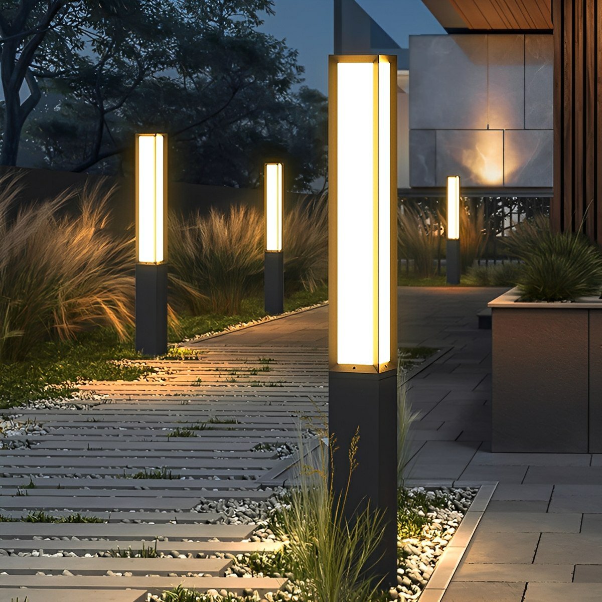 Waterproof High Pole Metal Post Lights Street Lights
