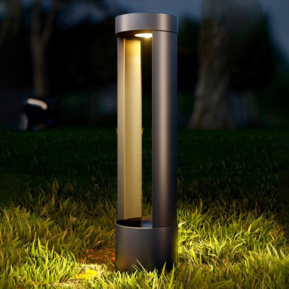 Waterproof Hollow Cylindrical Shaped LED Lamp Post Lights