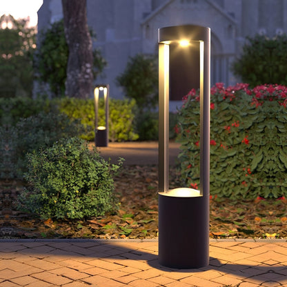 Waterproof Hollow Cylindrical Shaped LED Lamp Post Lights