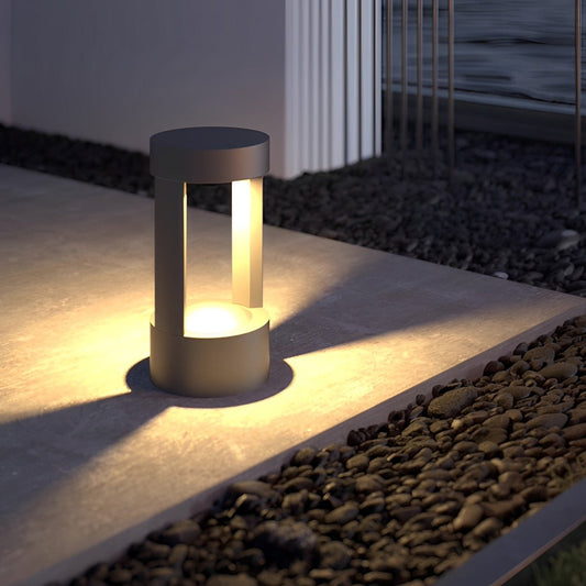 Waterproof Hollow Cylindrical Shaped LED Lamp Post Lights