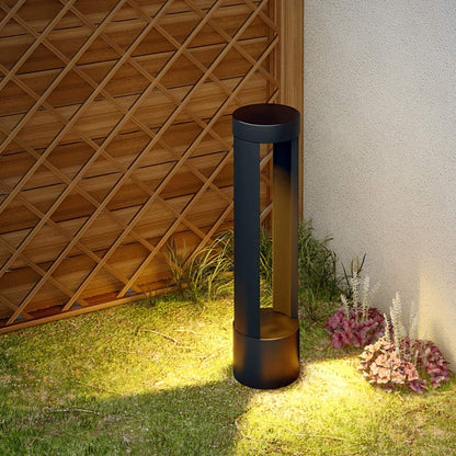 Waterproof Hollow Cylindrical Shaped LED Lamp Post Lights