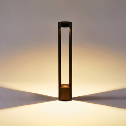 Waterproof Hollow Cylindrical Shaped LED Lamp Post Lights