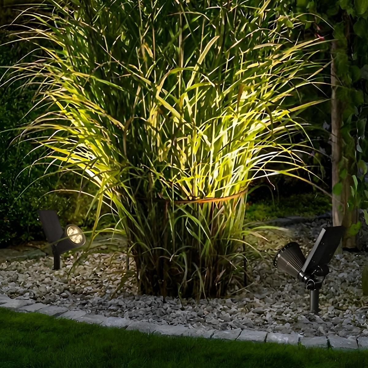 Waterproof LED Modern Solar Tree Spotlights Landscape Lawn Light
