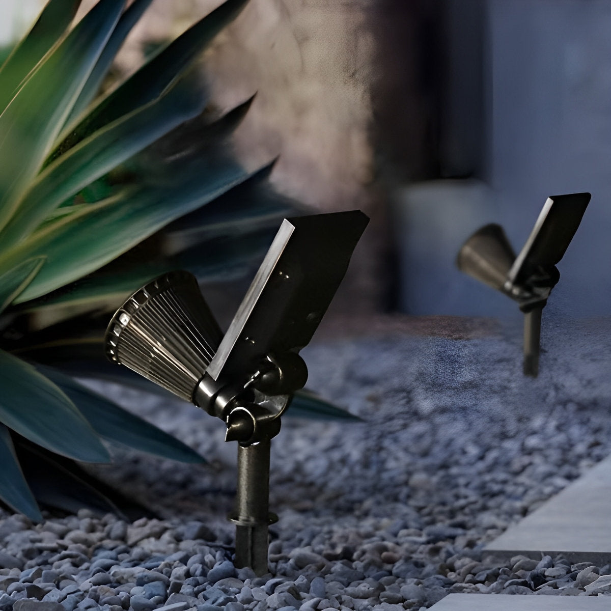 Waterproof LED Modern Solar Tree Spotlights Landscape Lawn Light