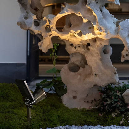 Waterproof LED Modern Solar Tree Spotlights Landscape Lawn Light