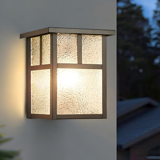 Waterproof Modern Farmhouse Square Outdoor LED Porch Wall Lights