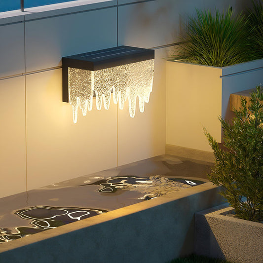 Waterproof Modern Farmhouse Waterfall Outdoor Porch LED Wall Lights