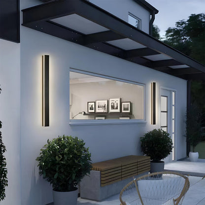 Waterproof Modern LED Long Strip Outdoor Wall Porch Lights