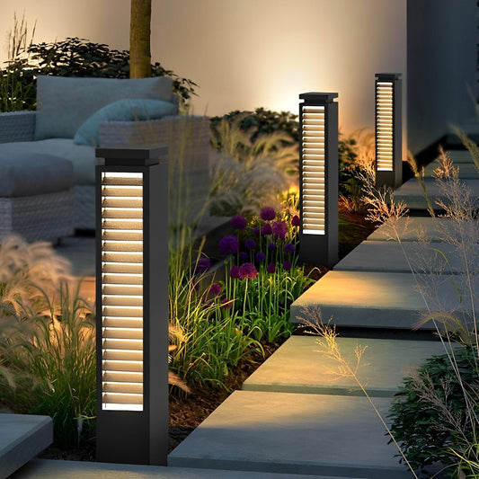 Modern Waterproof LED Path Lights Outdoor Post Lights
