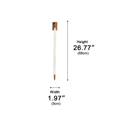 Waterproof Modern Minimalist Rotatable Long Strip LED Wall Sconces