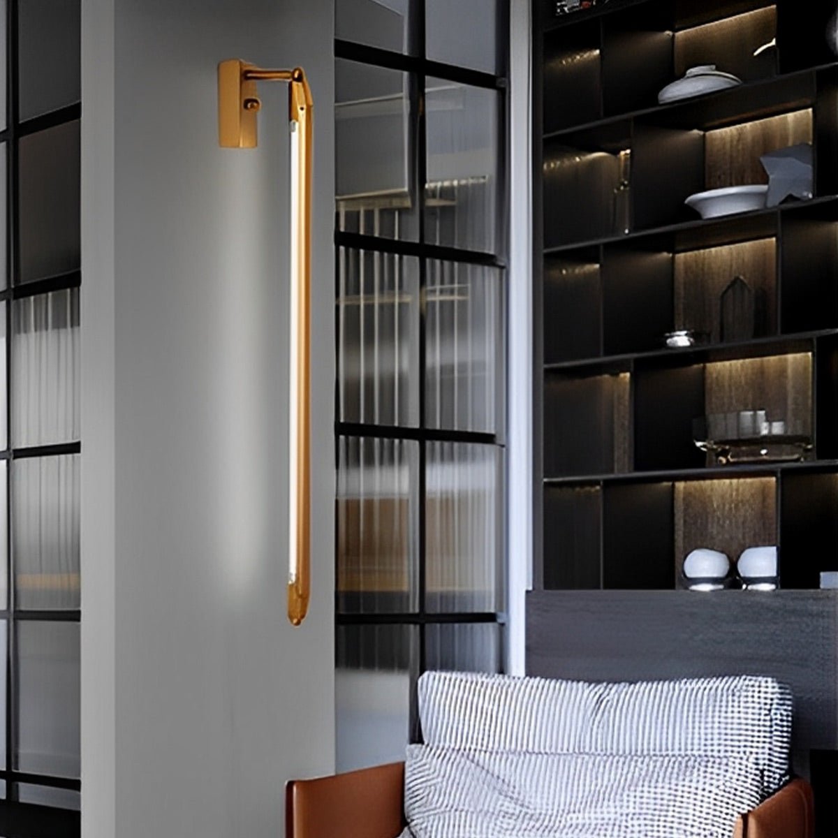 Waterproof Modern Minimalist Rotatable Long Strip LED Wall Sconces