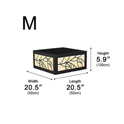 Waterproof Modern Square LED Outdoor Deck Post Lights Pillar Light