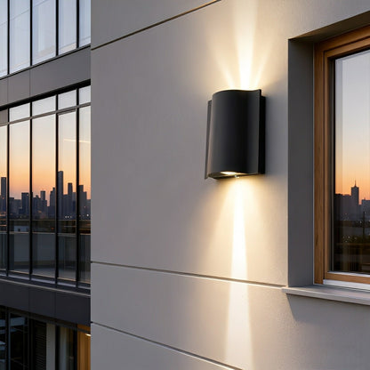 Waterproof Modern Water Wave Up and Down Wall Sconce Light