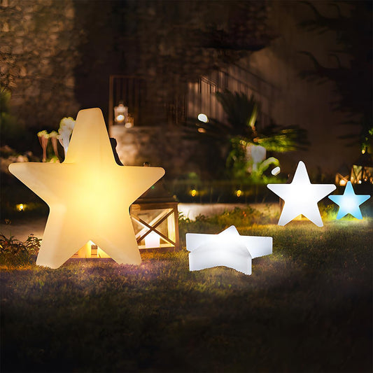 Waterproof Outdoor Christmas Star 16 Color RGB Dimmable LED Pendant Lights