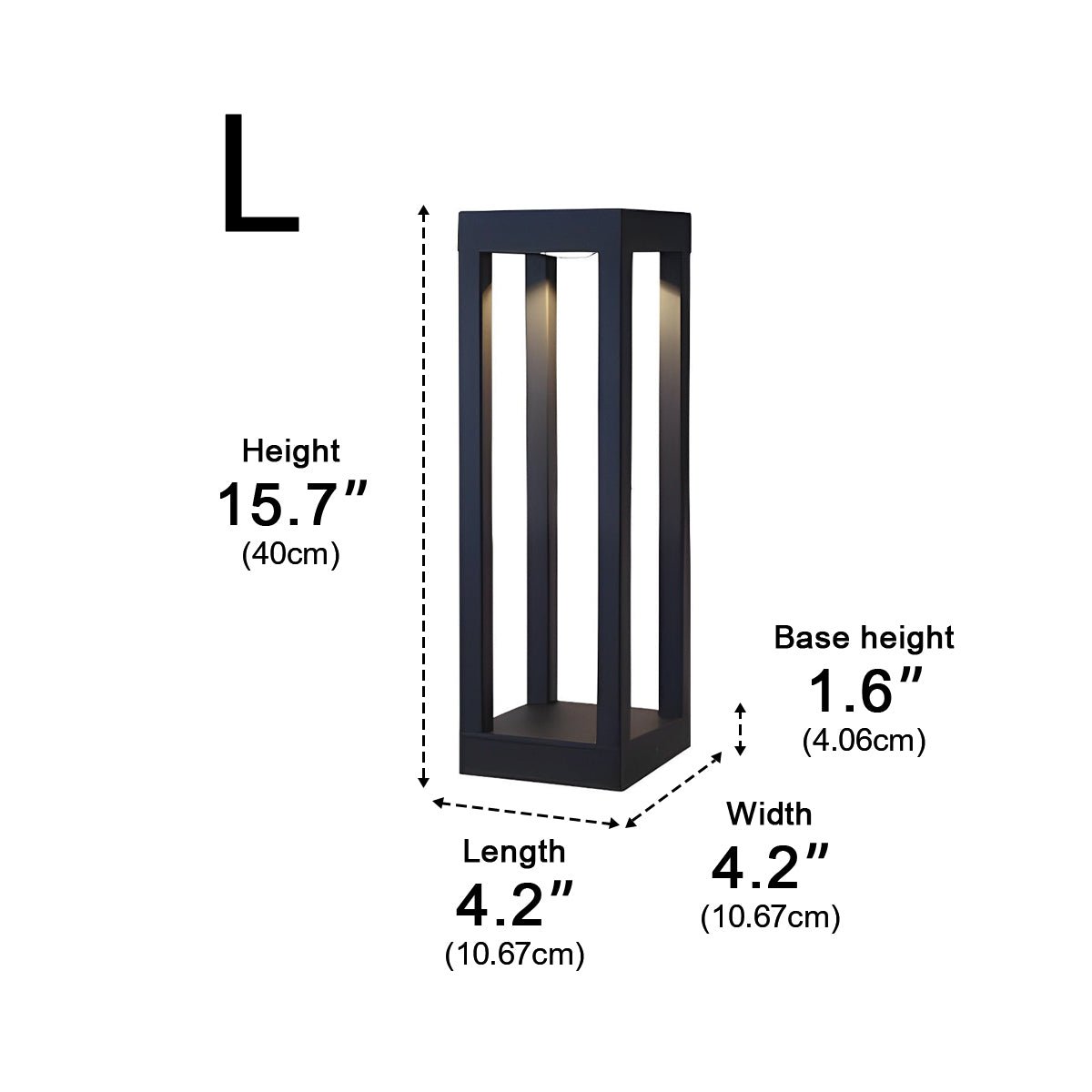 Waterproof Outdoor Garden LED Lawn Lamp Bollard Path Lights
