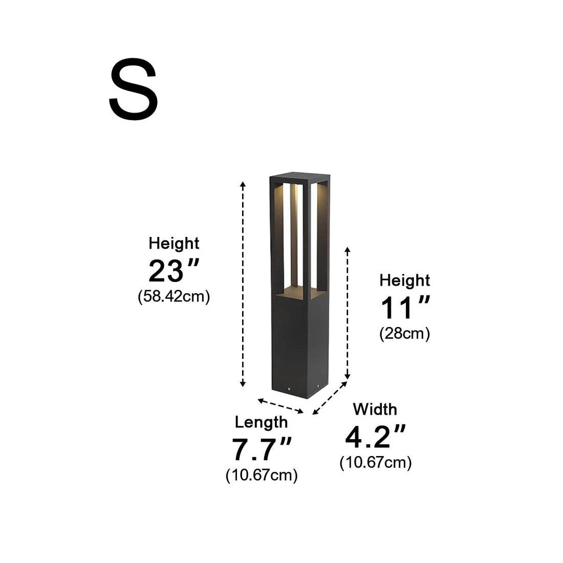 Waterproof Outdoor Garden LED Lawn Lamp Bollard Path Lights