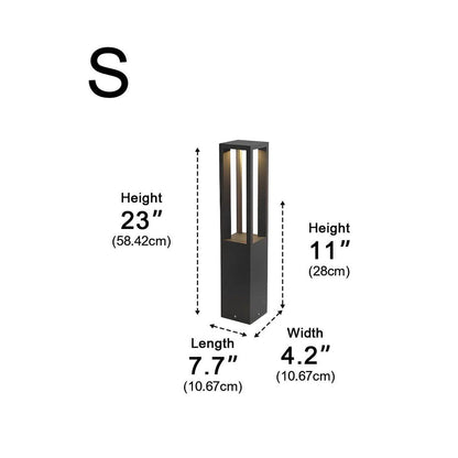 Waterproof Outdoor Garden LED Lawn Lamp Bollard Path Lights