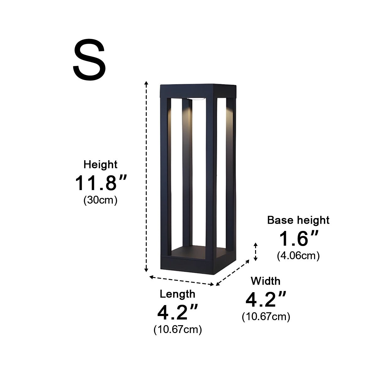 Waterproof Outdoor Garden LED Lawn Lamp Bollard Path Lights