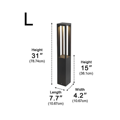 Waterproof Outdoor Garden LED Lawn Lamp Bollard Path Lights