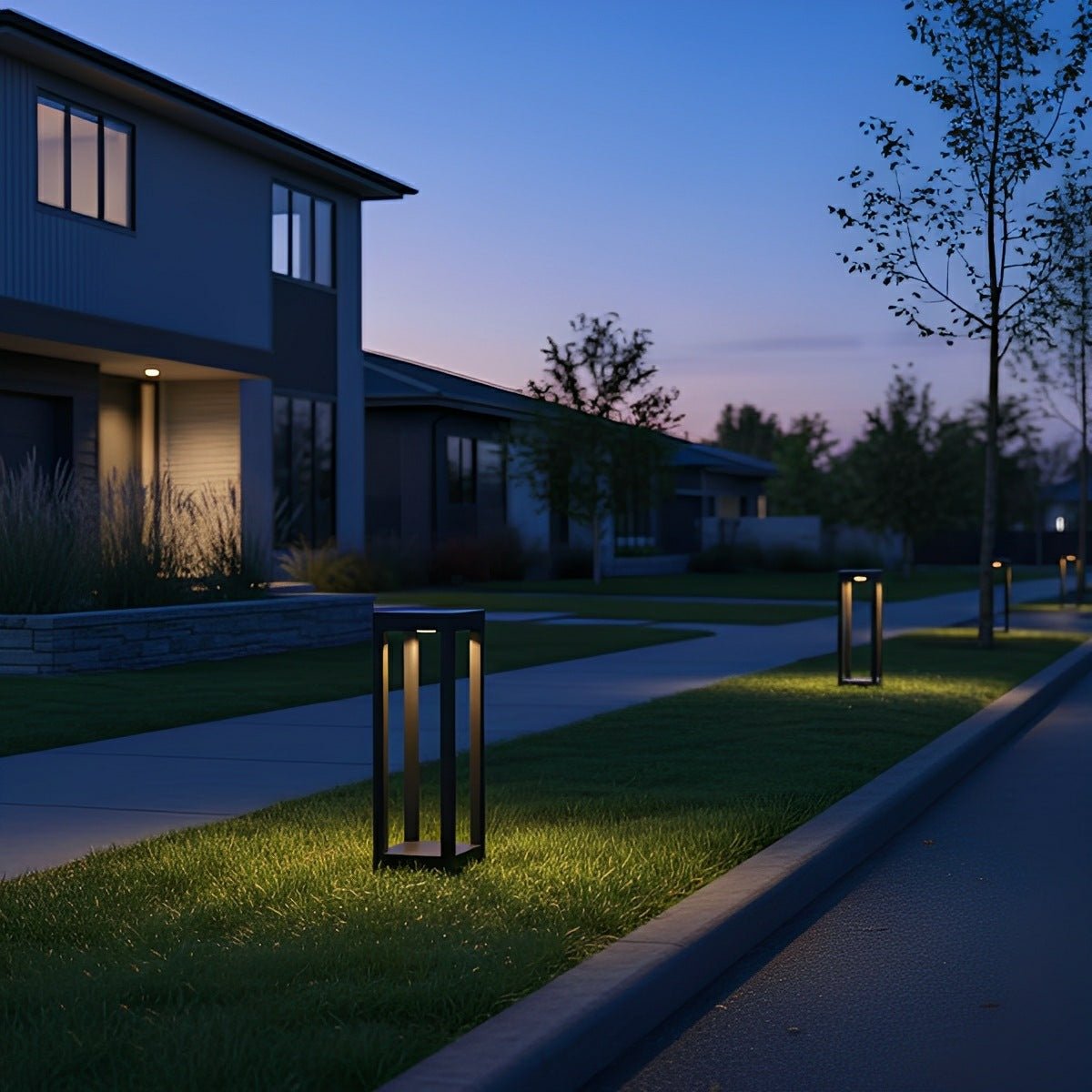 Waterproof Outdoor Garden LED Lawn Lamp Bollard Path Lights