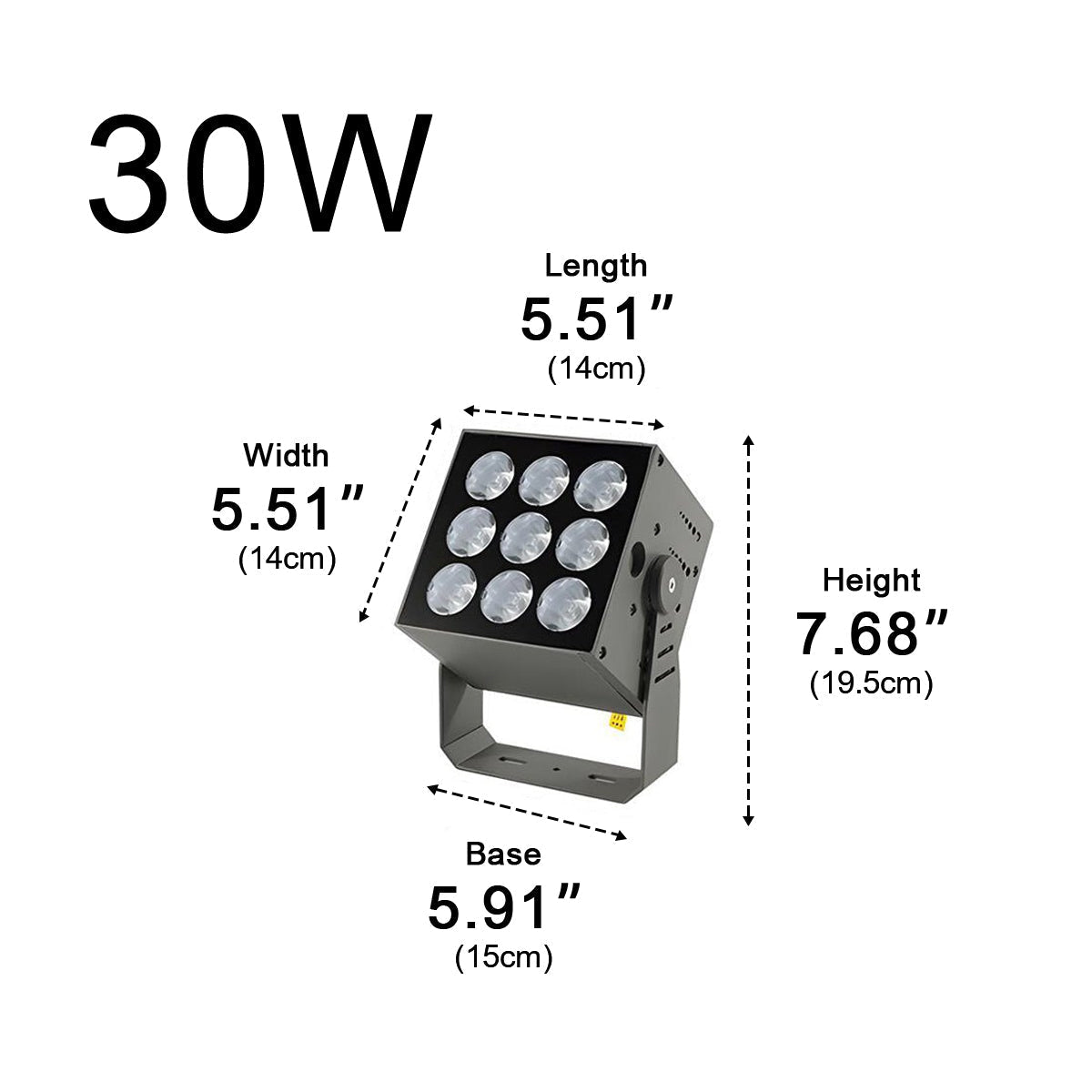 Waterproof Outdoor LED Spot Lights - IP67 Super Bright Exterior Light