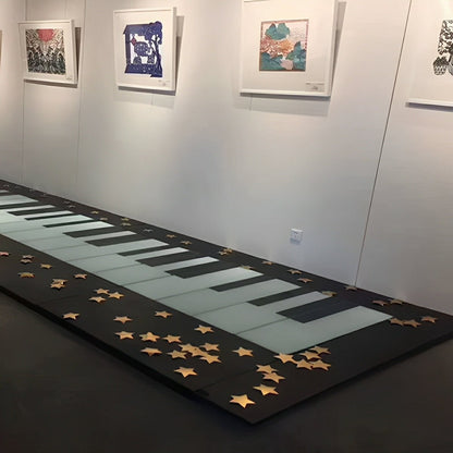 Waterproof Outdoor RGB Step Induction Piano LED Recessed Light Deck Lights DC24V