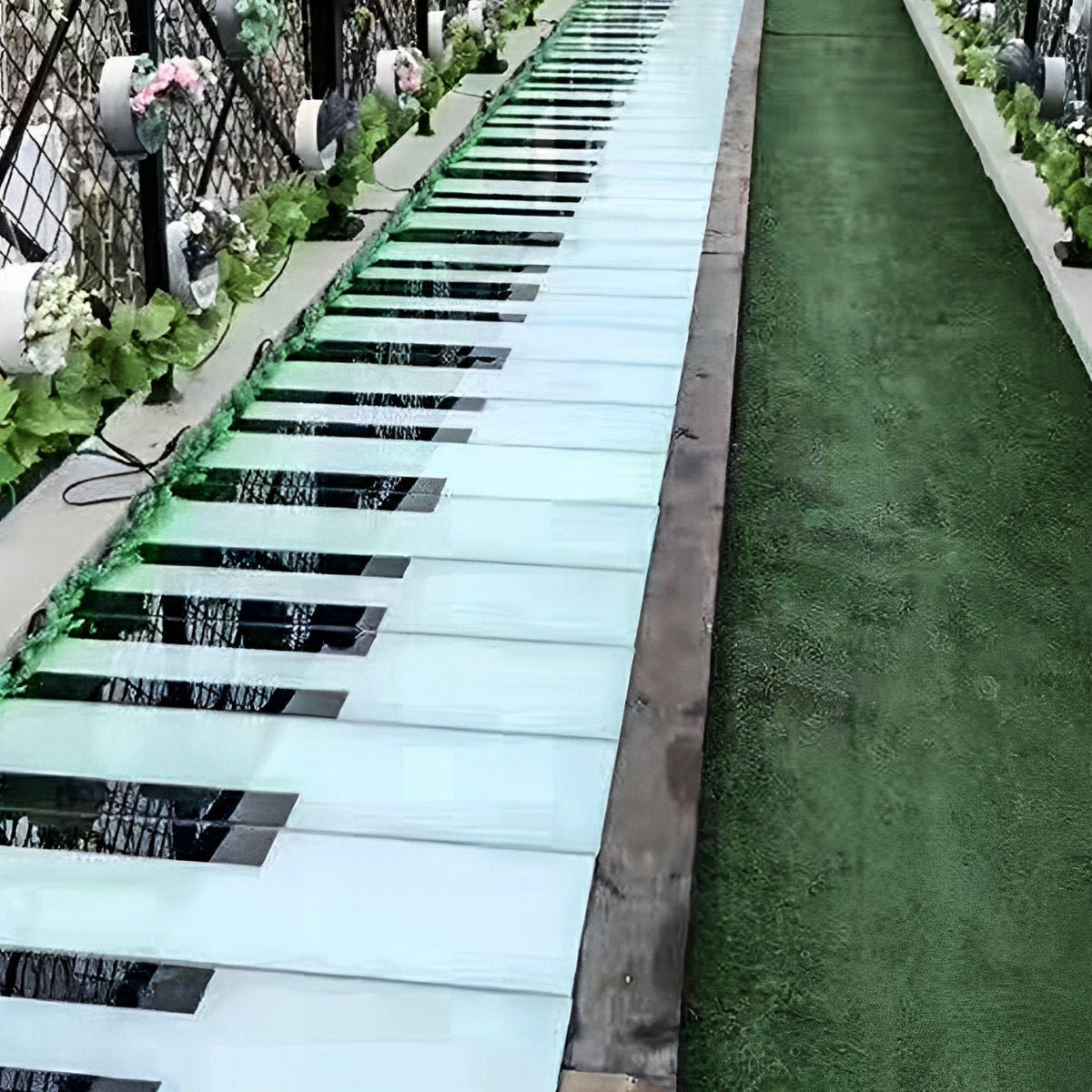 Waterproof Outdoor RGB Step Induction Piano LED Recessed Light Deck Lights DC24V