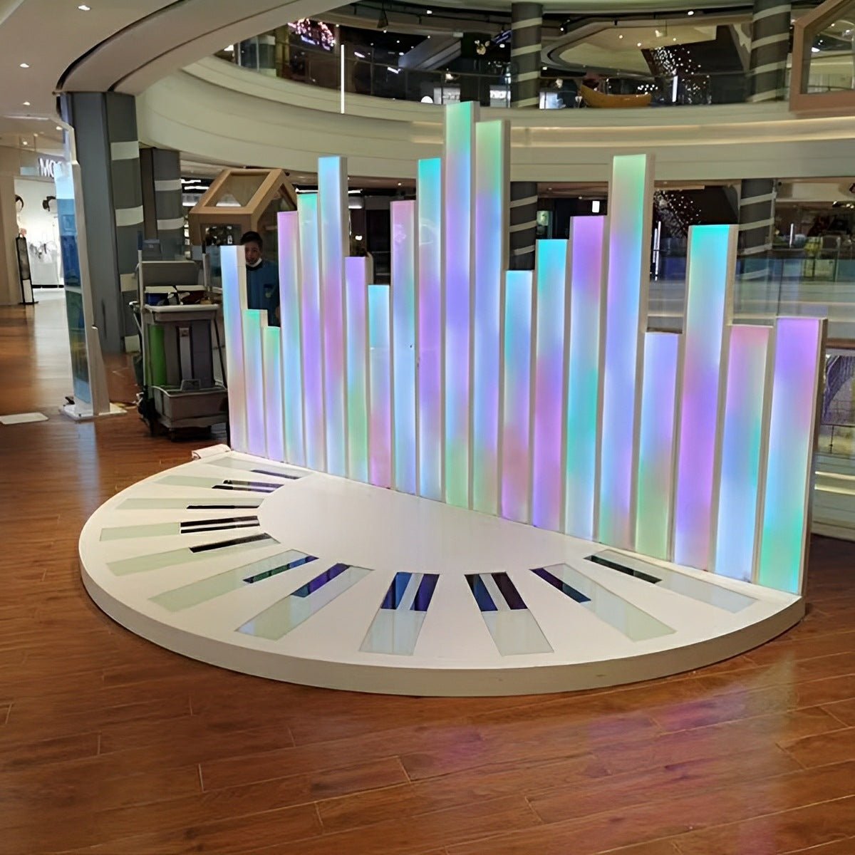 Waterproof Outdoor RGB Step Induction Piano LED Recessed Light Deck Lights DC24V