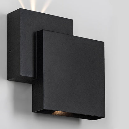 Waterproof Outdoor Square Up and Down Exterior Wall Lights Adjustable