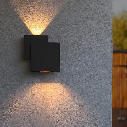 Waterproof Outdoor Square Up and Down Exterior Wall Lights Adjustable
