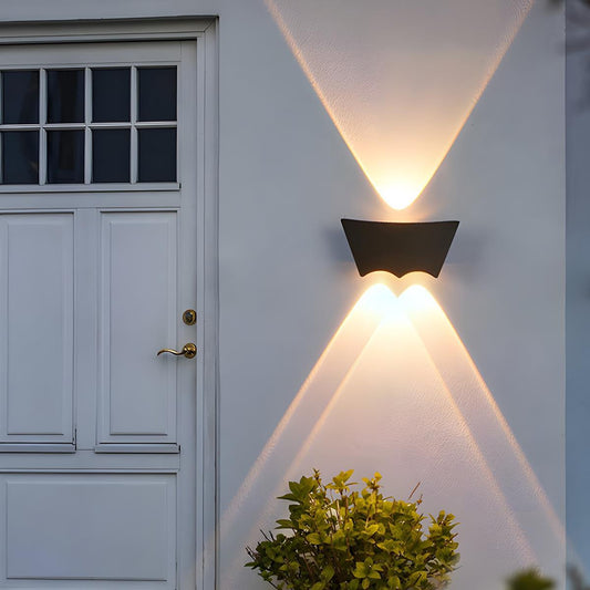 Waterproof Outdoor Up and Down 3-LED Exterior Wall Washer Lights