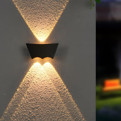 Waterproof Outdoor Up and Down 3-LED Exterior Wall Washer Lights