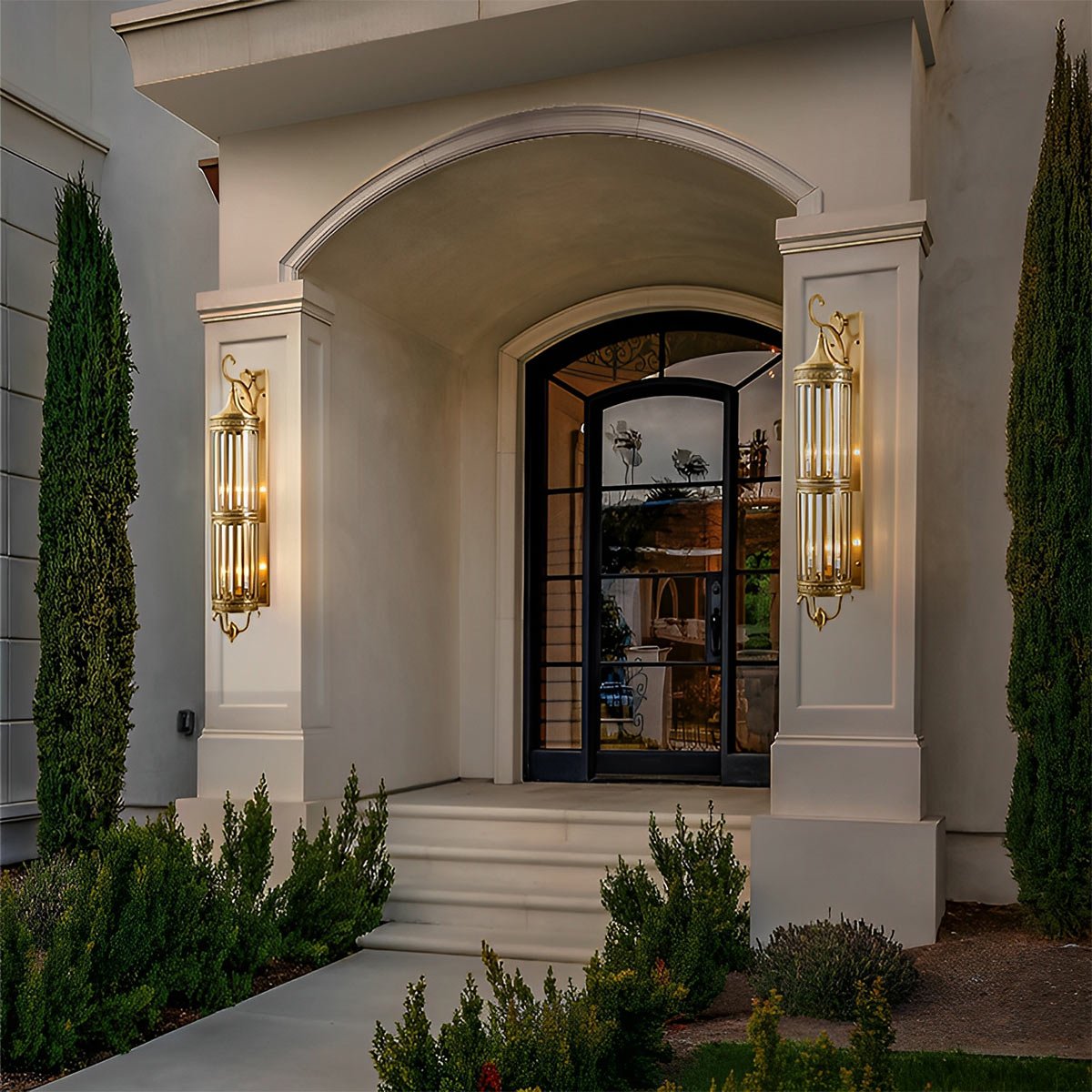 Waterproof Outdoor Vintage Mid Century LED Porch Light Wall Lights