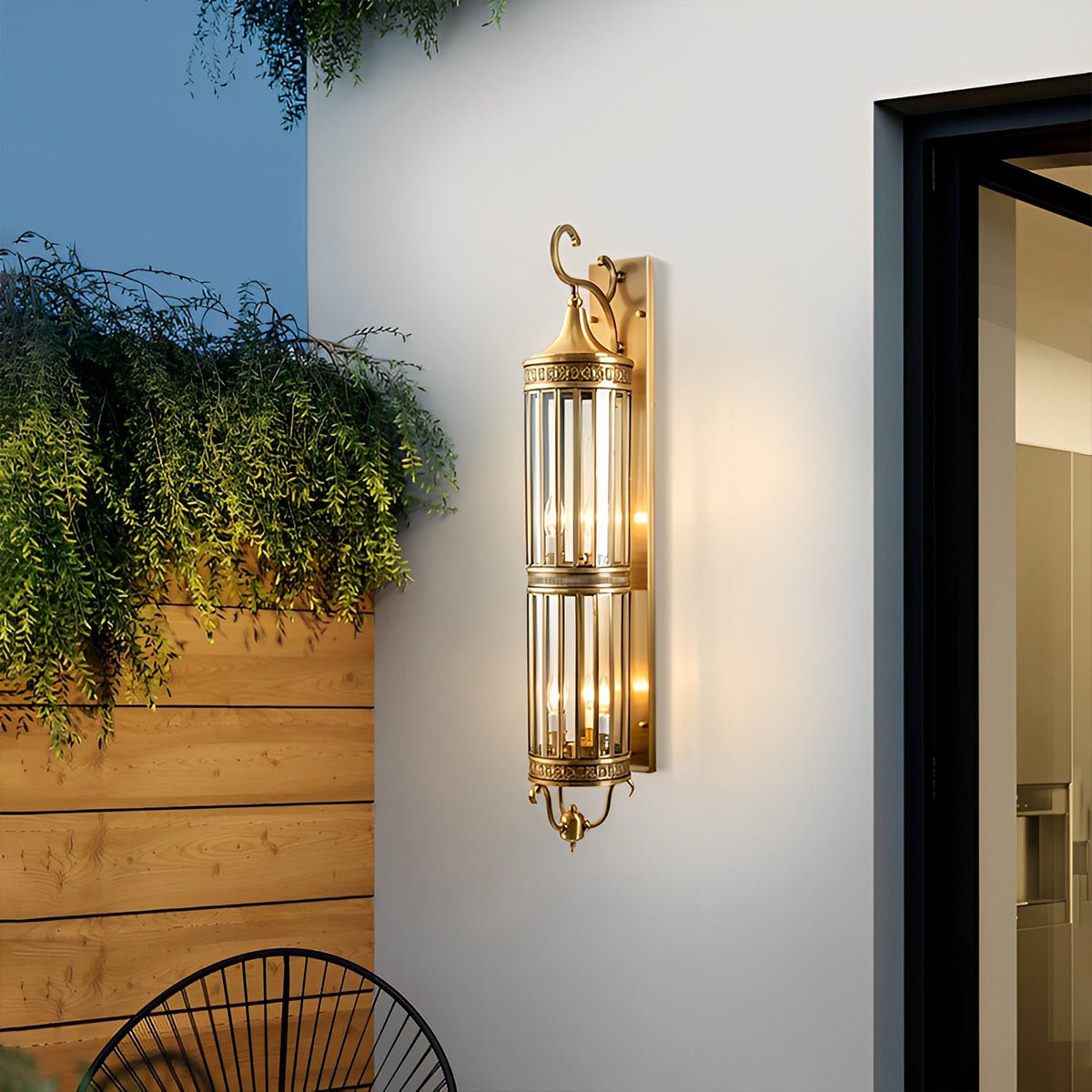 Waterproof Outdoor Vintage Mid Century LED Porch Light Wall Lights