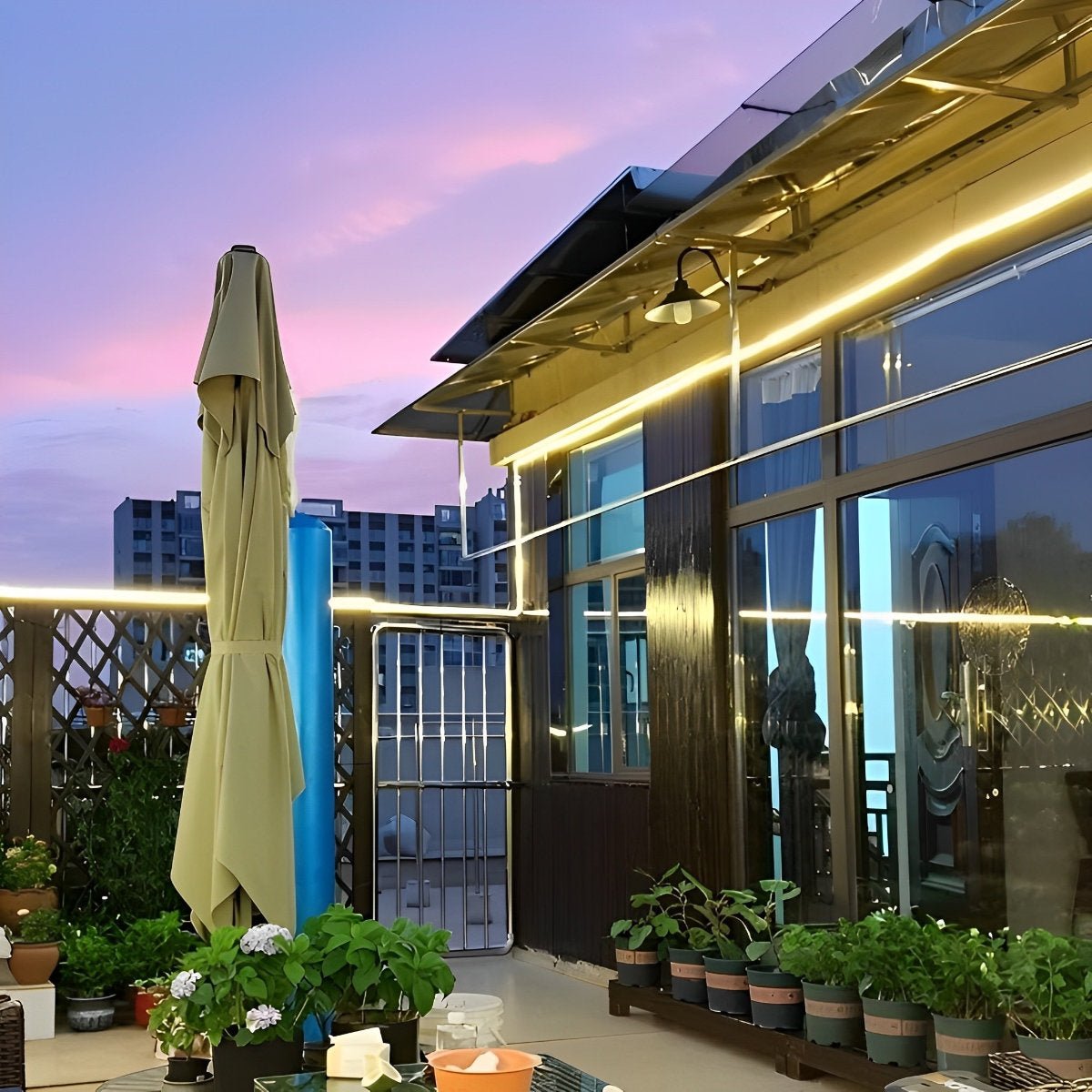 DIY Waterproof Recessed Silicone Modern Flexible LED Strip Lights Outdoor Linear Light DC24V