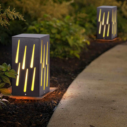 Waterproof Rectangular Meteor LED Outdoor Landscape Lighting