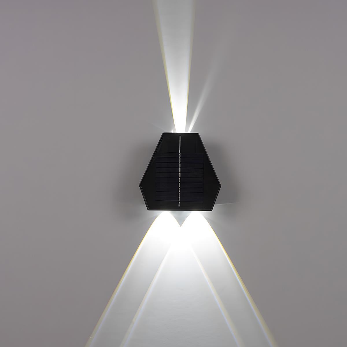 Waterproof Solar Aircraft Outdoor Up and Down Exterior Wall Washer Lights