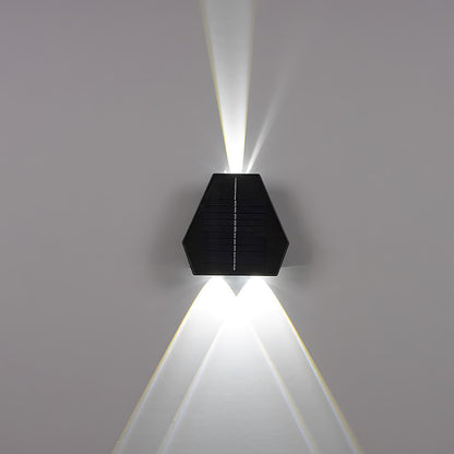 Waterproof Solar Aircraft Outdoor Up and Down Exterior Wall Washer Lights