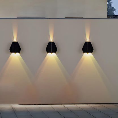 Waterproof Solar Aircraft Outdoor Up and Down Exterior Wall Washer Lights