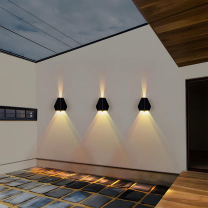 Waterproof Solar Aircraft Outdoor Up and Down Exterior Wall Washer Lights