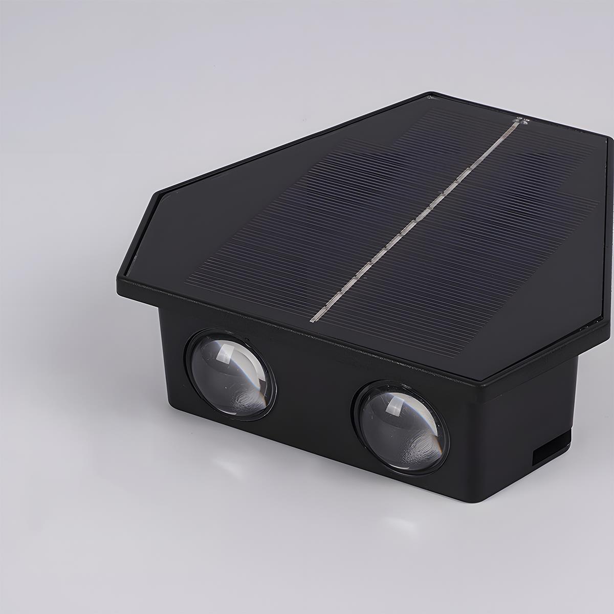 Waterproof Solar Aircraft Outdoor Up and Down Exterior Wall Washer Lights