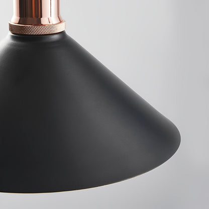 Waterproof Solar Classic Conical Shade LED Pendant Light Hanging Lights