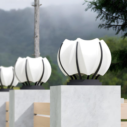 Waterproof Flower LED Outdoor Post Lights