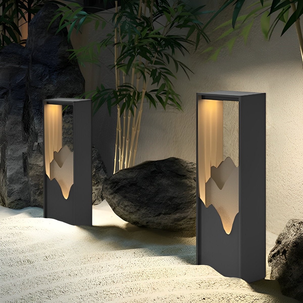 Waterproof LED Mountain Scenery Outdoor Path Lights
