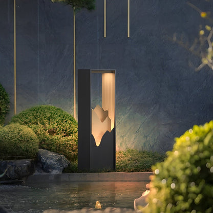 Waterproof LED Mountain Scenery Outdoor Path Lights