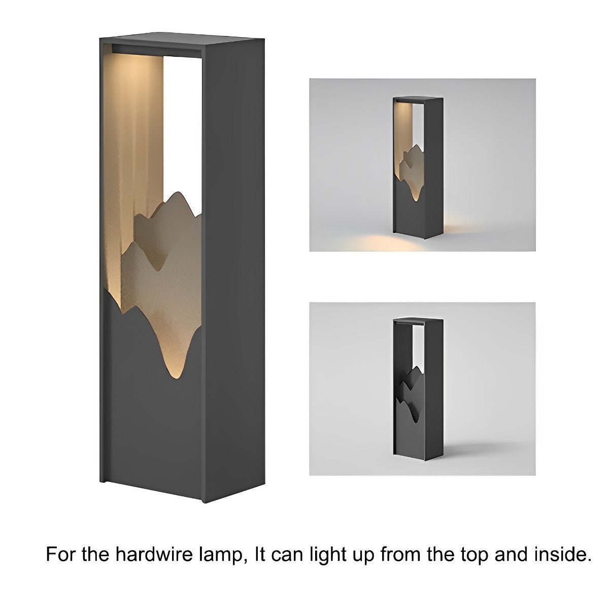 Waterproof LED Mountain Scenery Outdoor Path Lights