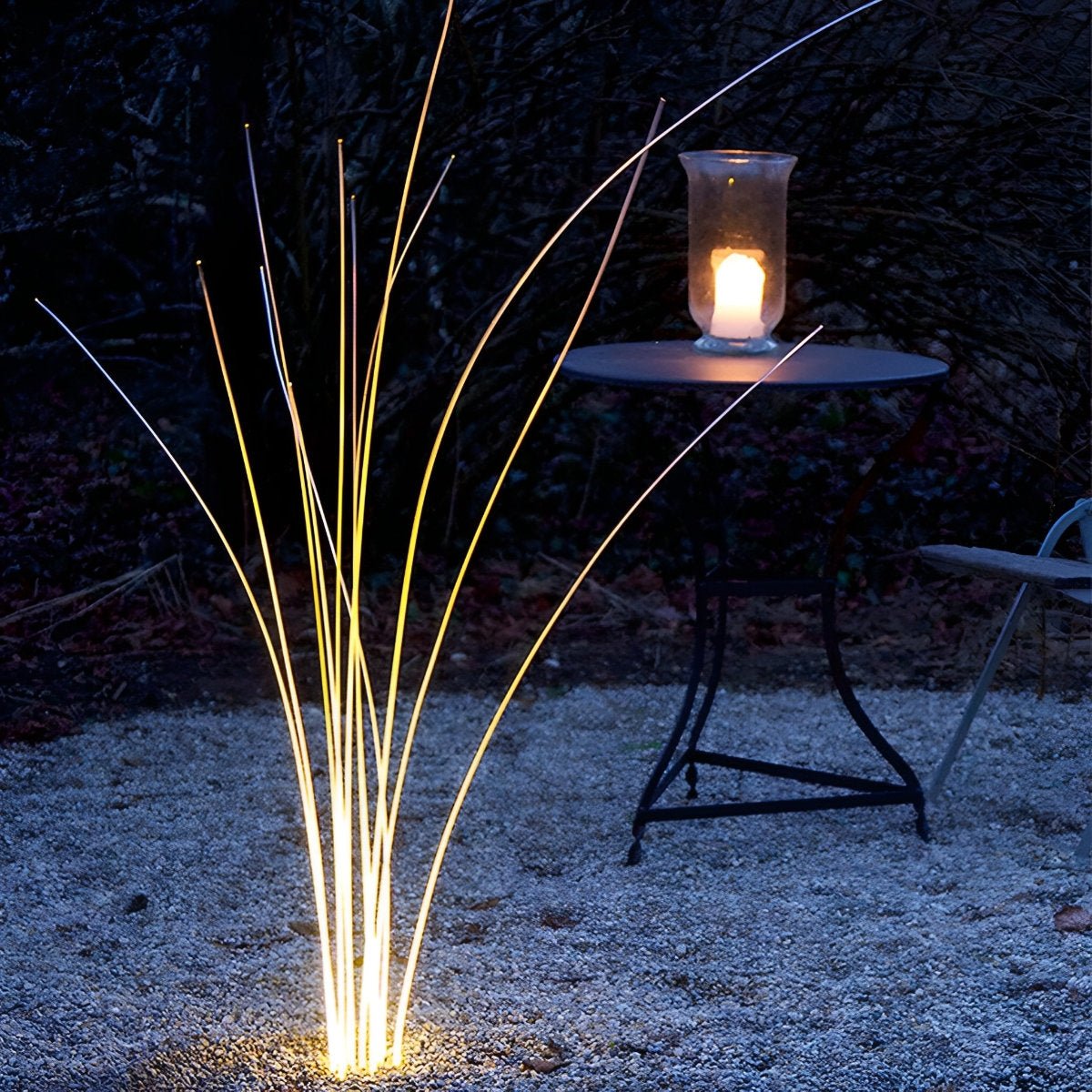 Waterproof LED Reed Fiber Optic Shaped Light Lawn Landscape Light