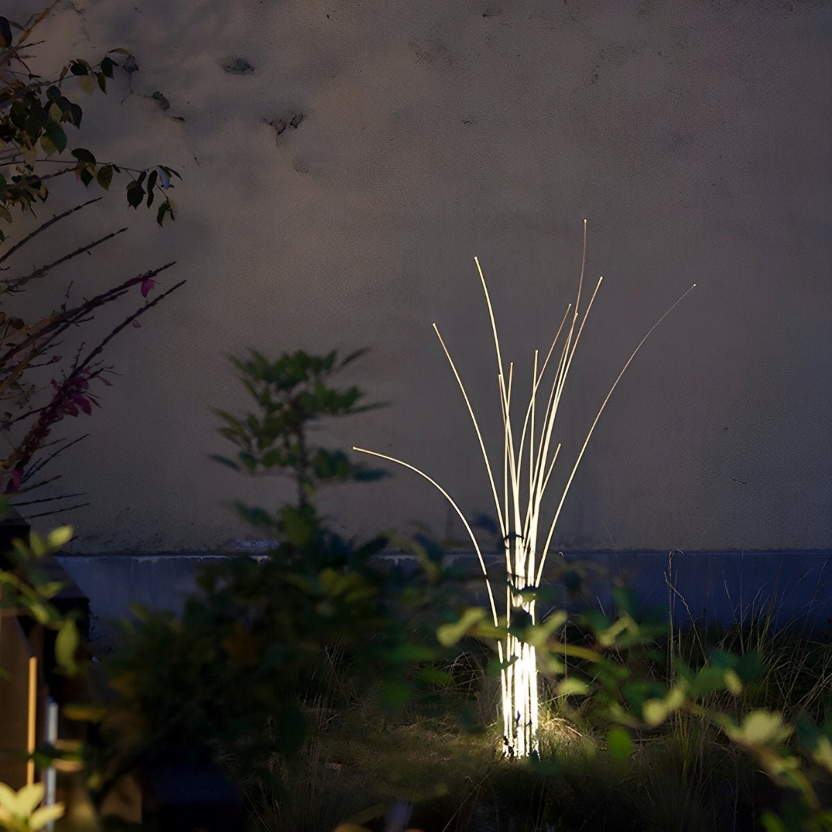 Waterproof LED Reed Fiber Optic Shaped Light Lawn Landscape Light