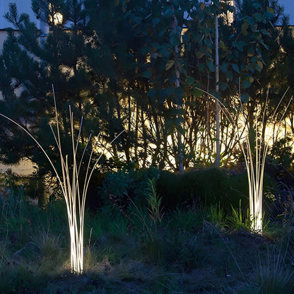 Waterproof LED Reed Fiber Optic Shaped Light Lawn Landscape Light