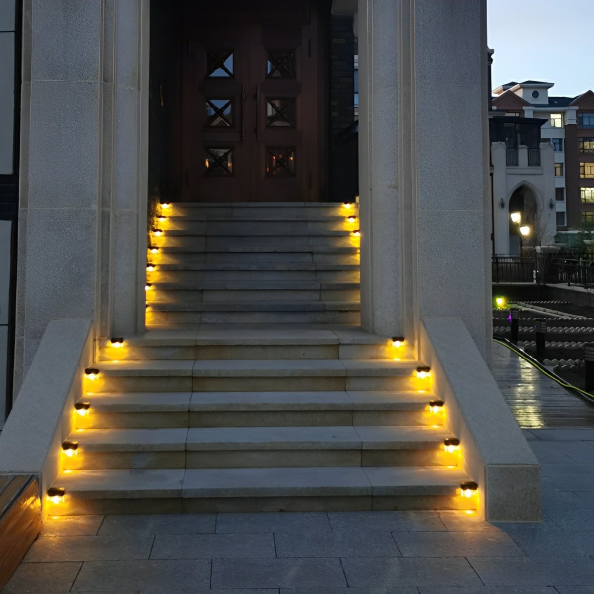 Waterproof Solar Modern Outdoor Fence Wall Lights